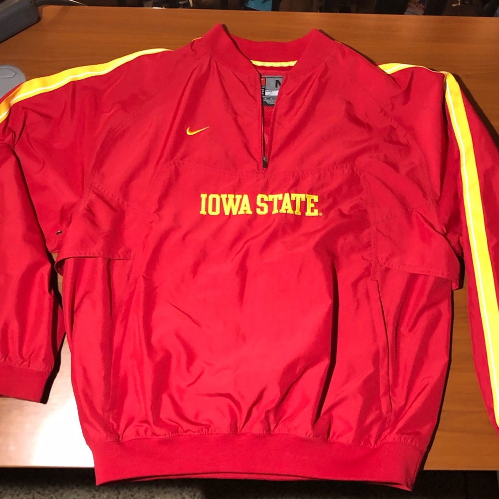 Iowa State Nike Windbreaker Pullover Mens Medium